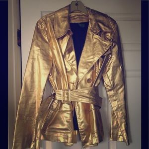 Ralph Lauren Vintage Gold Metallic Jacket